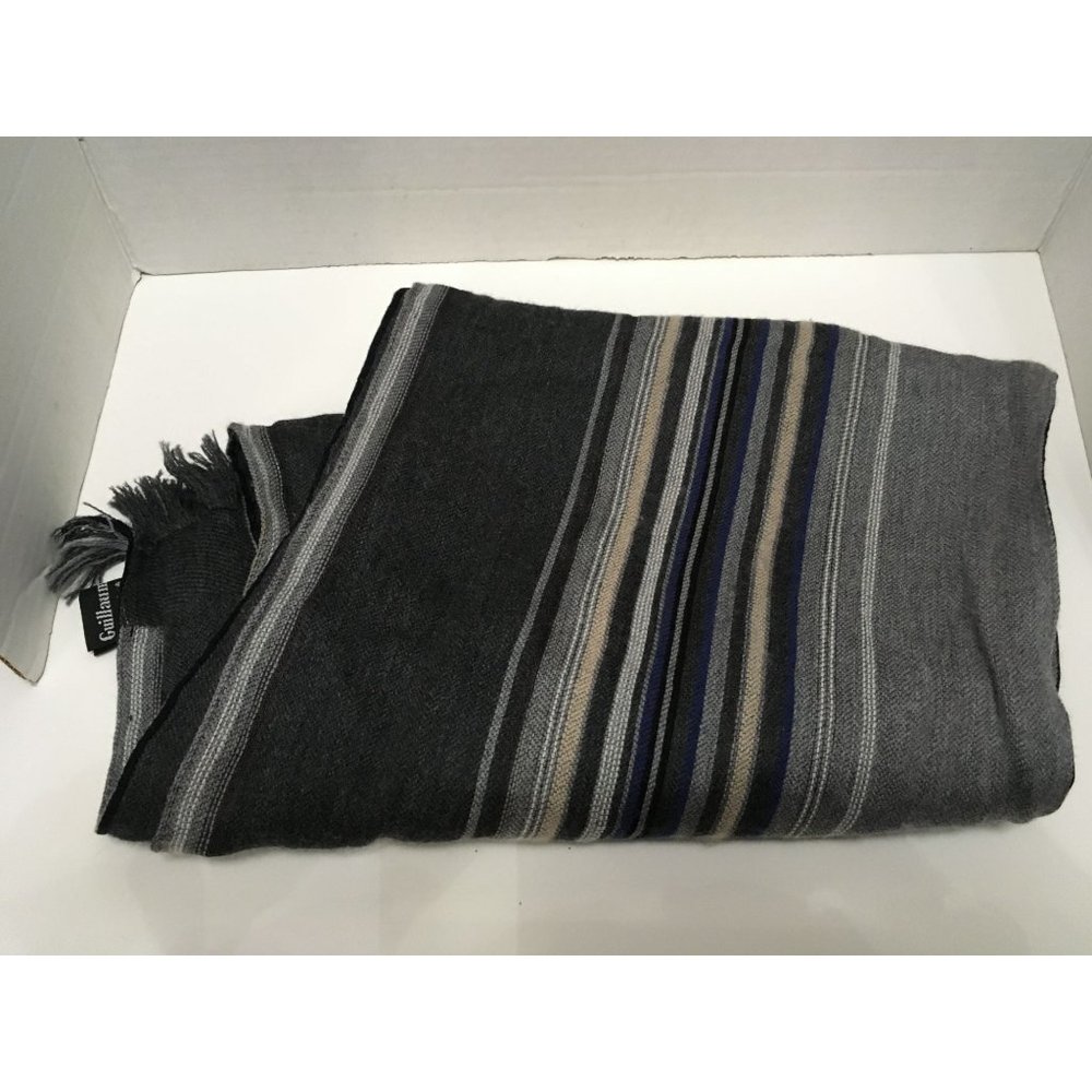 Guillaume de Mons Paris Grey Casual Comfy Colorful Unisex Classic Scarf